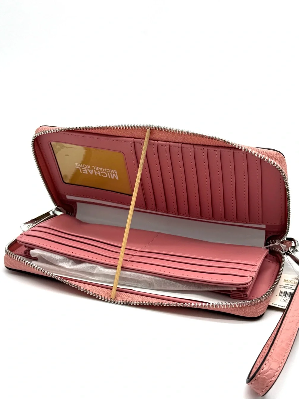 Michael Kors Travel Large Leather Continental Wallet - Primrose